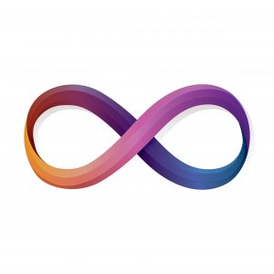 Rainbow Infinity Symbol