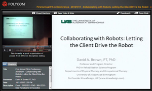 Video: First Annual Conference - Collaborating with Robots: Letting the Client Drive the Robot