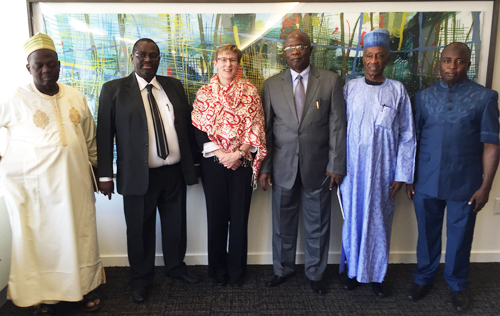 Delegation from Islamic High Court in Nigeria, Baltimore, Maryland