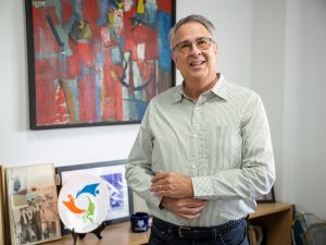 Peter Blanck in his office at Dineen Hall