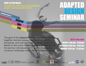 Adapted Design Seminar Flyer Cover