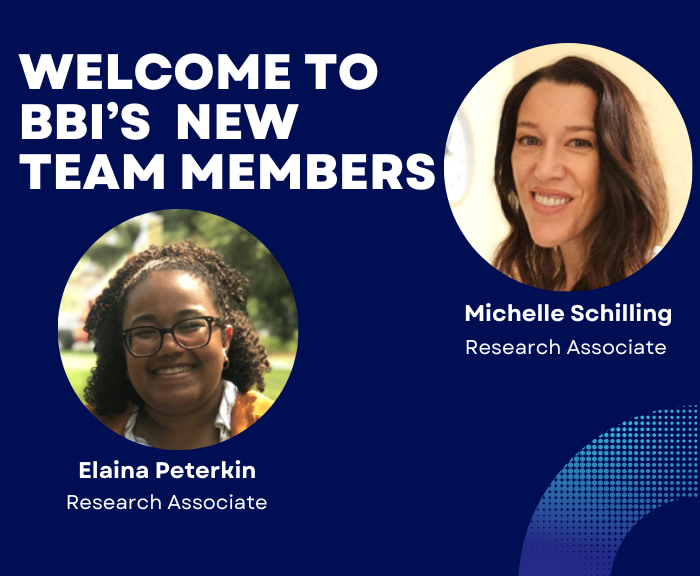 BBI welcomes Michelle schilling and Elaina Peterkin